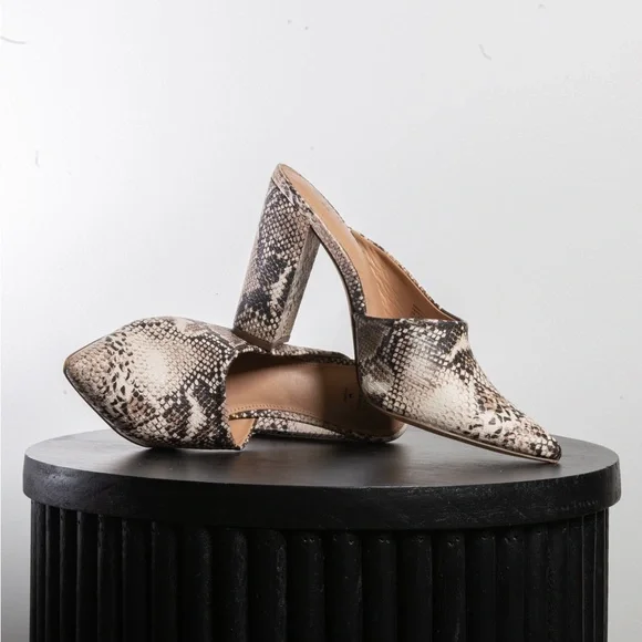 Call It Spring Snakeskin Mules - Picture 4 of 7